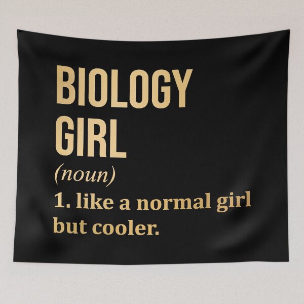 Item preview, Biology Girl Definition in Gold designed and sold by XCIV.