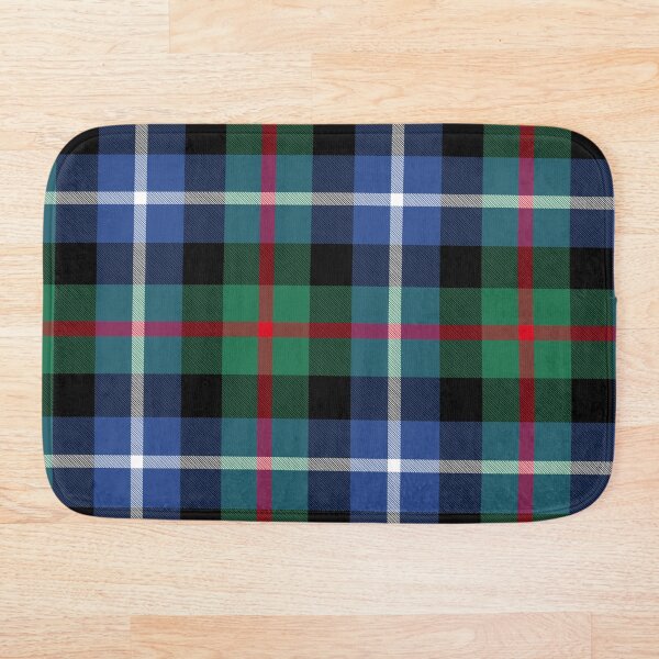 Aperçu de l'œuvre Motif texturé tartan à carreaux bleu rouge vert créée et vendue par Tetete.