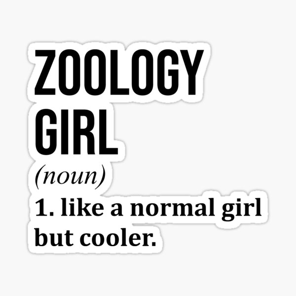Item preview, Zoology Girl Definition designed and sold by XCIV.