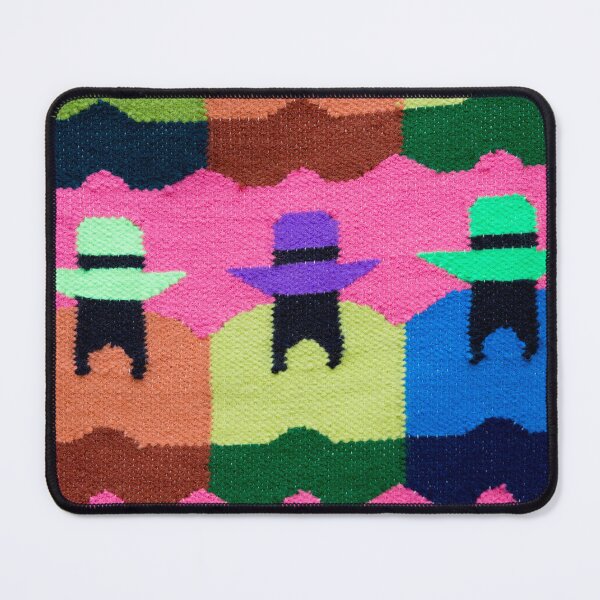 Item preview, Indian Native Fashion and colored rug background, Peru designed and sold by Piccaya.
