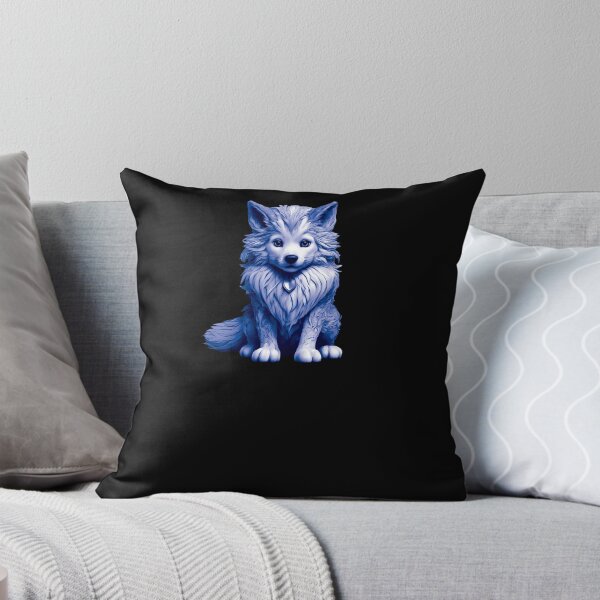 Item preview, Little Cute Wolf - Blue 1 designed and sold by Soulemotion.