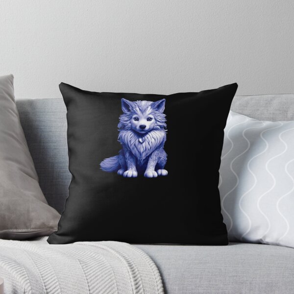Item preview, Little Cute Wolf - Blue 2 designed and sold by Soulemotion.