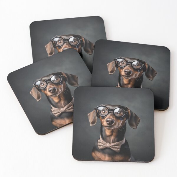Item preview, Mr. Dachshund portrait designed and sold by Cocco Banana.