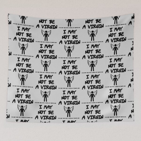 Item preview, I may not be a virgin (black) designed and sold by SolidEarthArt.