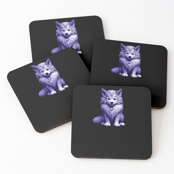 Item preview, Little Cute Wolf - Light Purple designed and sold by Soulemotion.