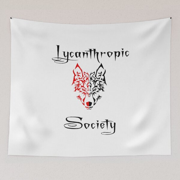 Item preview, Lycanthropic Society with Tribal-style Wolf designed and sold by WinterTempest.