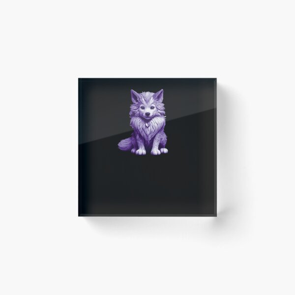 Item preview, Little Cute Wolf - Indigo designed and sold by Soulemotion.