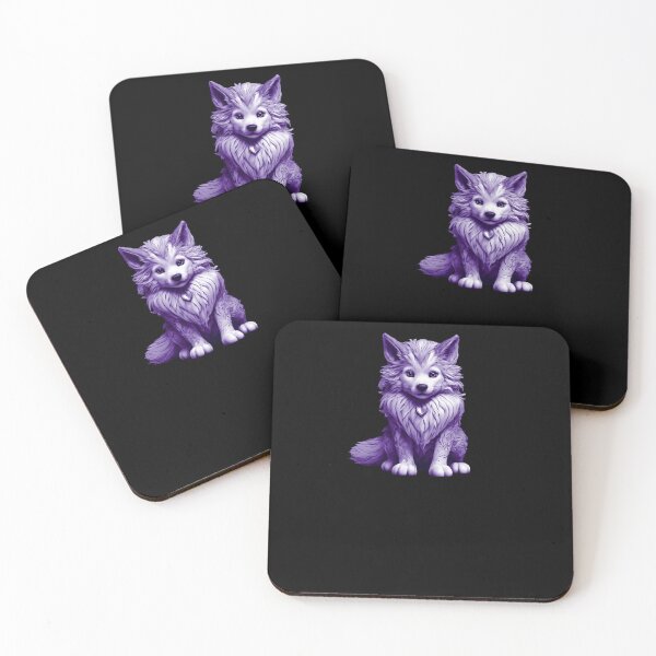 Item preview, Little Cute Wolf - Indigo designed and sold by Soulemotion.