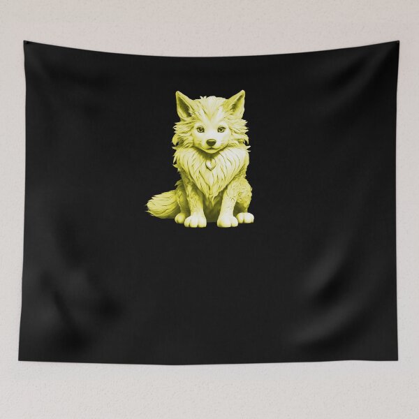 Item preview, Little Sweet Wolf - Khaki designed and sold by Soulemotion.