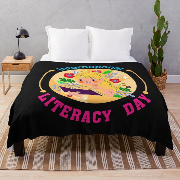 Item preview, International Literacy Day Cute Kid Reading designed and sold by mainana78.