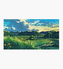 Totoro Landscape Photographic Print