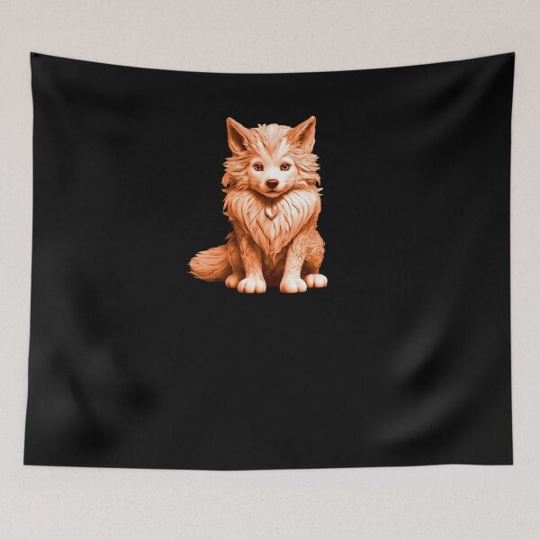 Item preview, Little Sweet Wolf - Orange designed and sold by Soulemotion.
