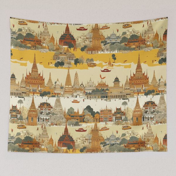 Item preview, Temple in Thailand designed and sold by Snoobstyle.