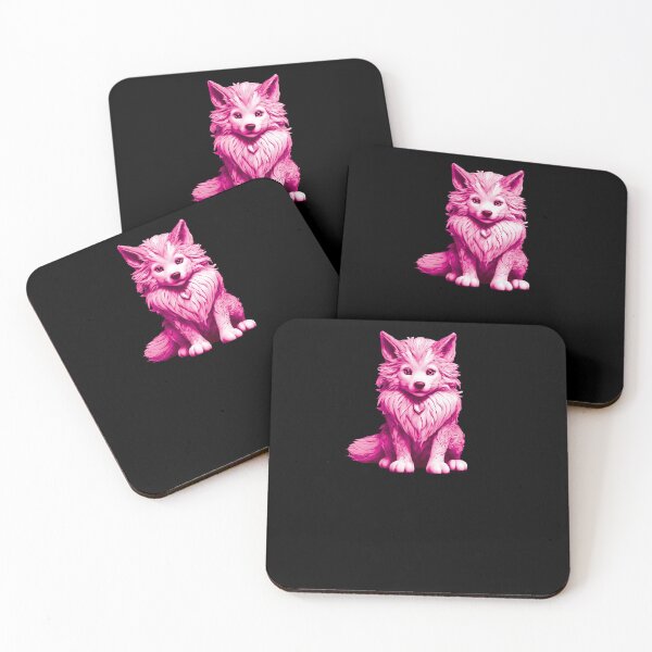 Item preview, Little Cute Wolf - Pink designed and sold by Soulemotion.