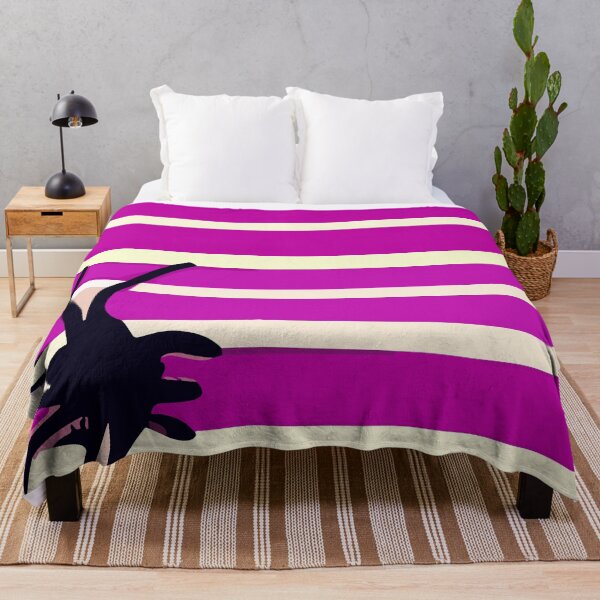 Item preview, Halloween White and Purple Stripes with Spider designed and sold by SamJanner.