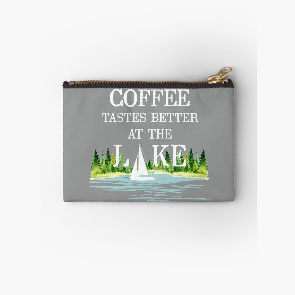 Item preview, Coffee Tastes Better At The Lake designed and sold by GreatLakesLocal.