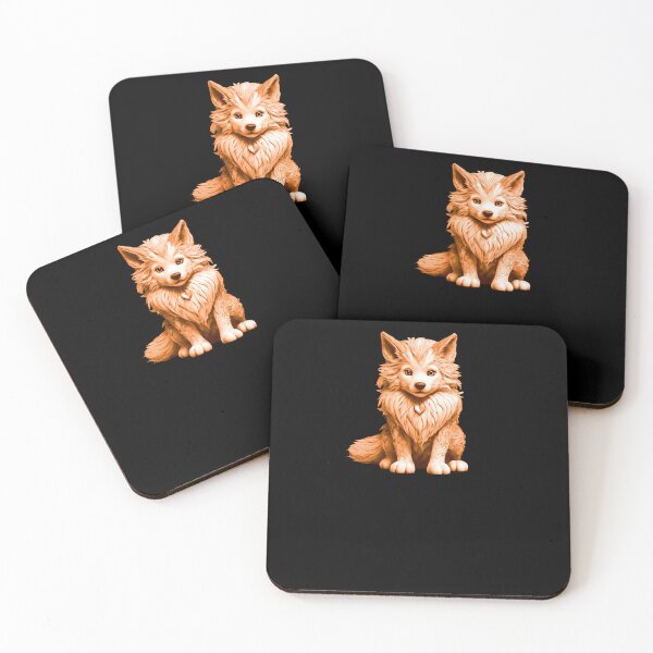 Item preview, Little Cute Wolf - Chocolate designed and sold by Soulemotion.