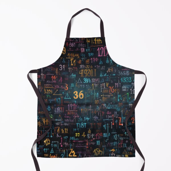 Item preview, Blackboard with abstract numbers designed and sold by Snoobstyle.