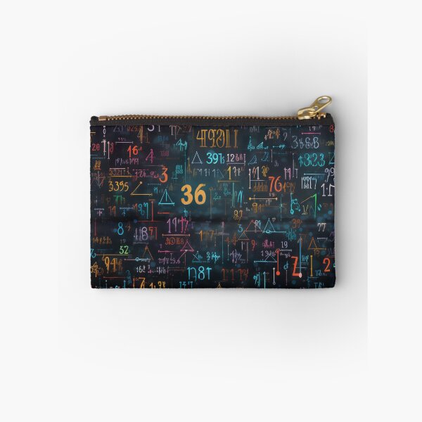 Item preview, Blackboard with abstract numbers designed and sold by Snoobstyle.