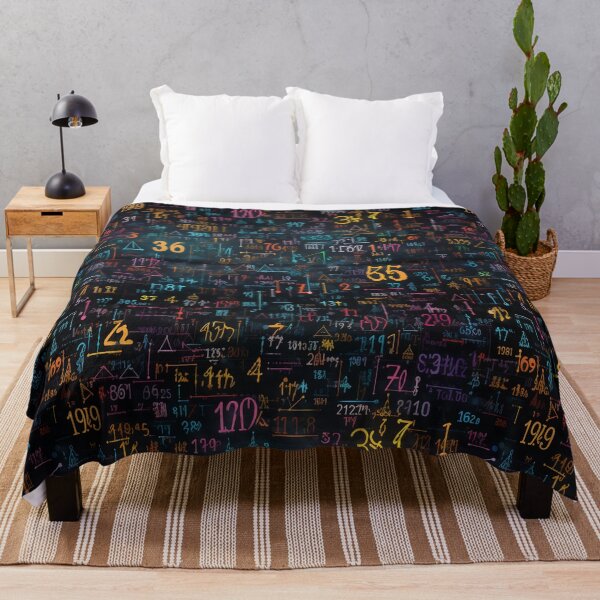 Item preview, Blackboard with abstract numbers designed and sold by Snoobstyle.