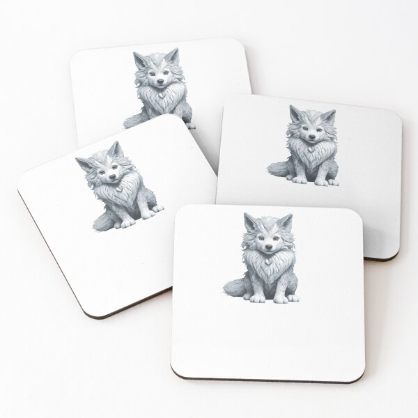 Item preview, Little Cute Wolf - Black designed and sold by Soulemotion.