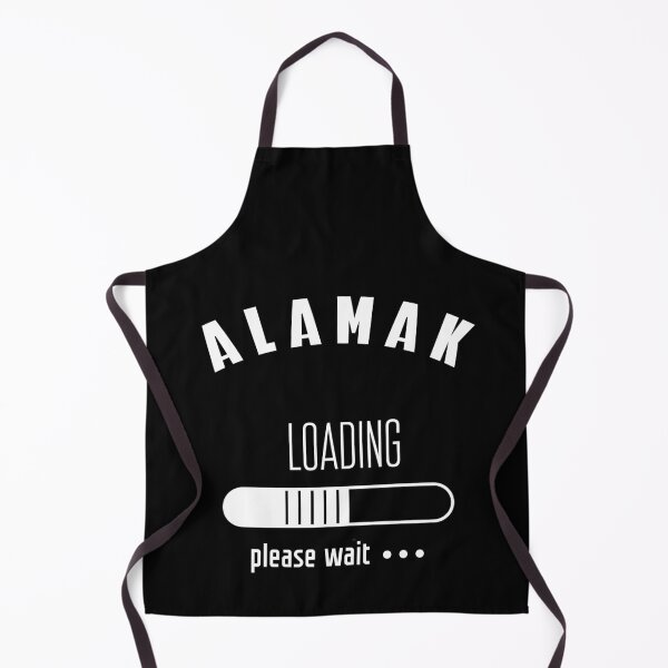 Item preview, Alamak Loading please wait white text designed and sold by UniqueDesignHub.