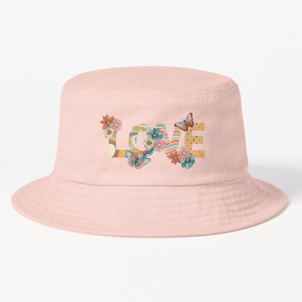 Love in 70s vibe Bucket Hat