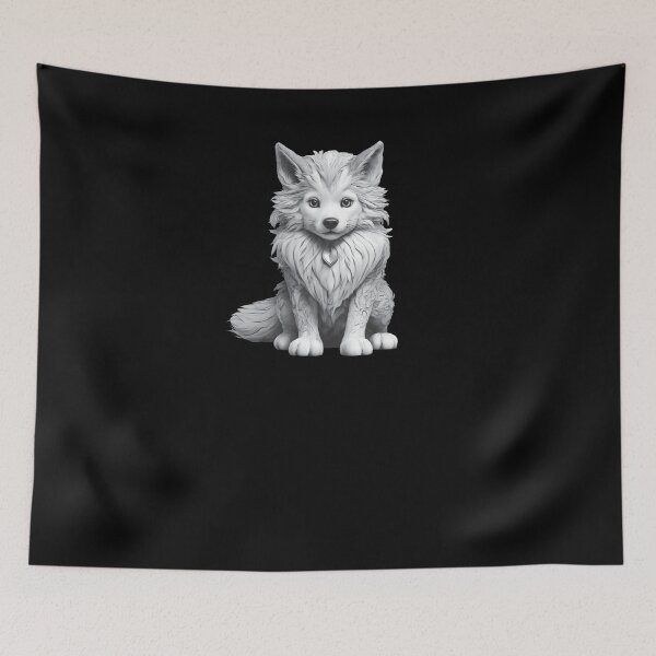Item preview, Little Sweet Wolf - White designed and sold by Soulemotion.