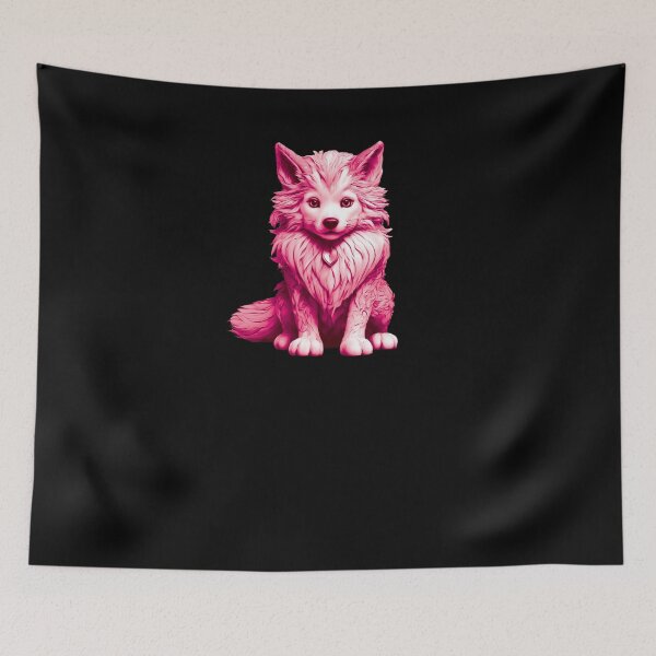 Item preview, Little Sweet Wolf - Soft Pink designed and sold by Soulemotion.
