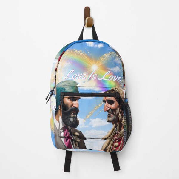 Item preview, Love Is Love/Jagmeet Singh/Justin Trudeau/Cute/Funny/Political/Gay Pride of Canada designed and sold by ChristabellaWwMS.