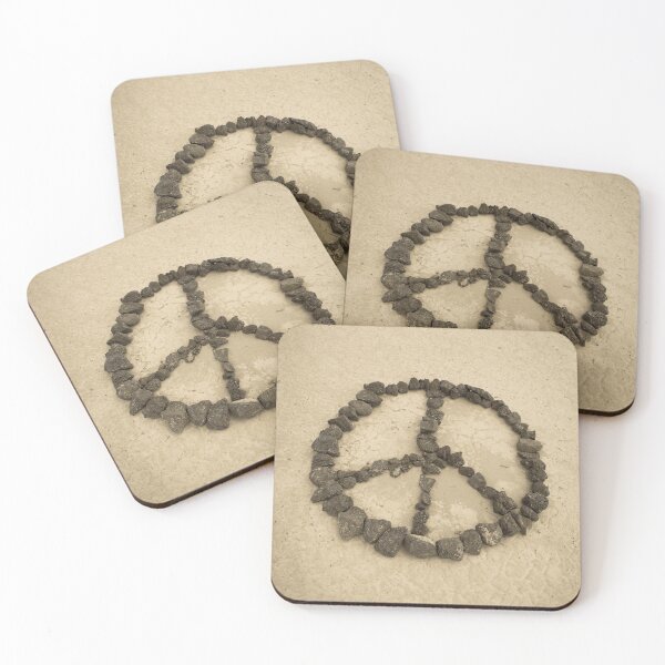 Item preview, Peace shape made with stones designed and sold by Piccaya.