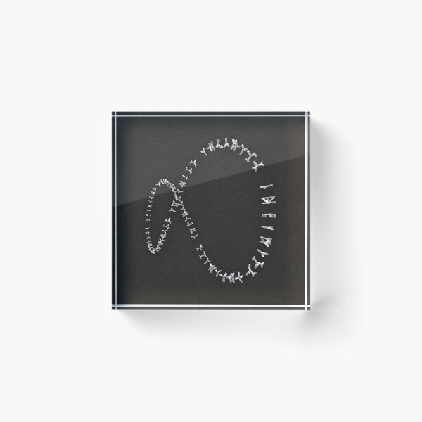 Item preview, Rotating infinite text forms an infinity symbol designed and sold by trepiu.