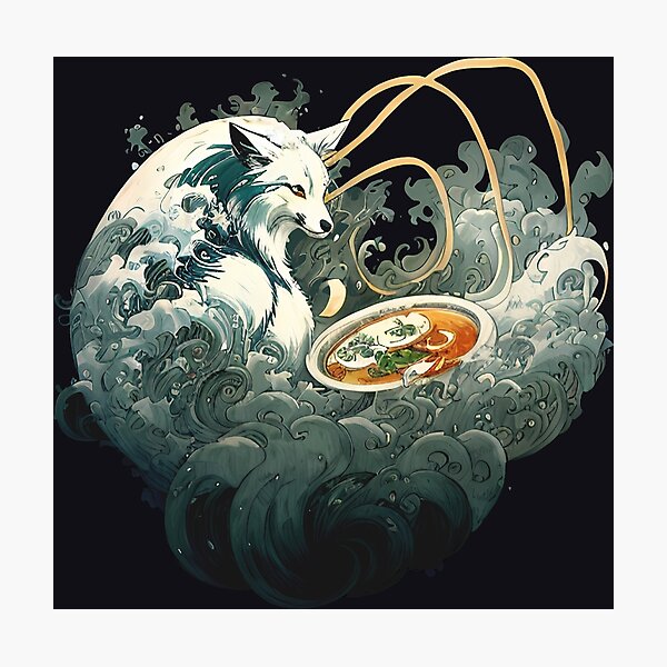 Item preview, Nine Tailed Fox Ramen - Kitsune designed and sold by HideTheInsanity.