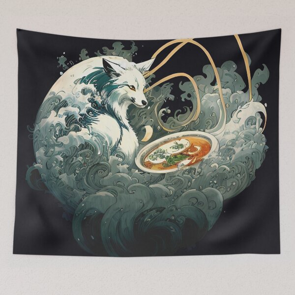 Item preview, Nine Tailed Fox Ramen - Kitsune designed and sold by HideTheInsanity.