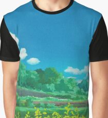 Studio Ghibli Landscape Graphic T-Shirt