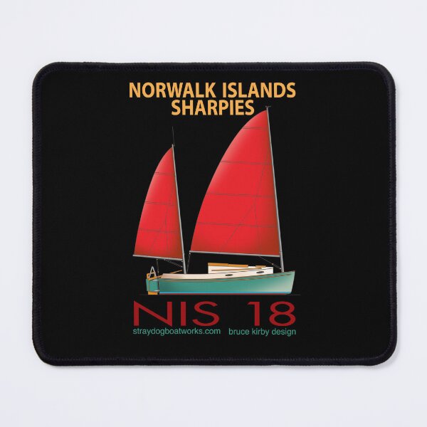 Item preview, NIS 18 Ketch - Norwalk Island Sharpie designed and sold by StrayDogBoats.