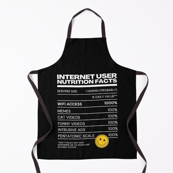 Item preview, Internet User Nutrition Facts - Internet Explorer Memes Cat Funny Videos designed and sold by Millusti.