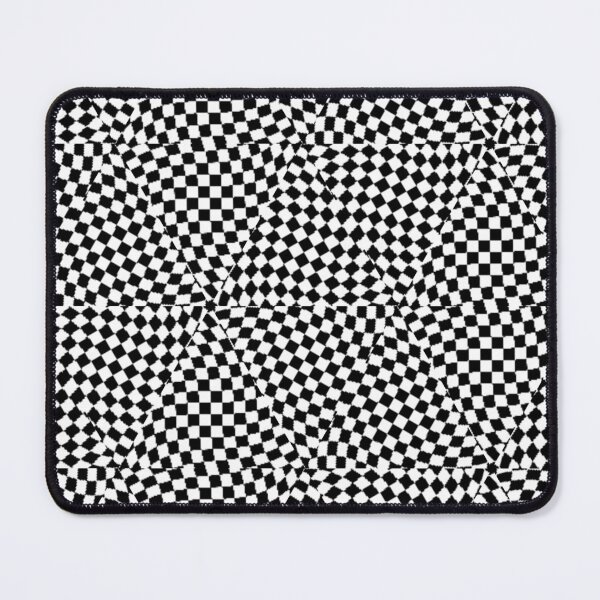 Item preview, 3D square black and white alternating grid pattern designed and sold by Atroce.