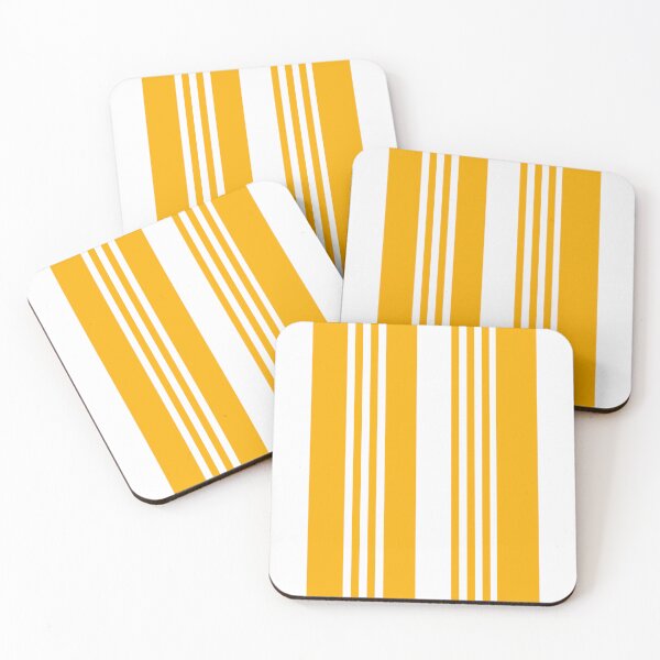 Item preview, Yellow And White Stripes designed and sold by Designfs.