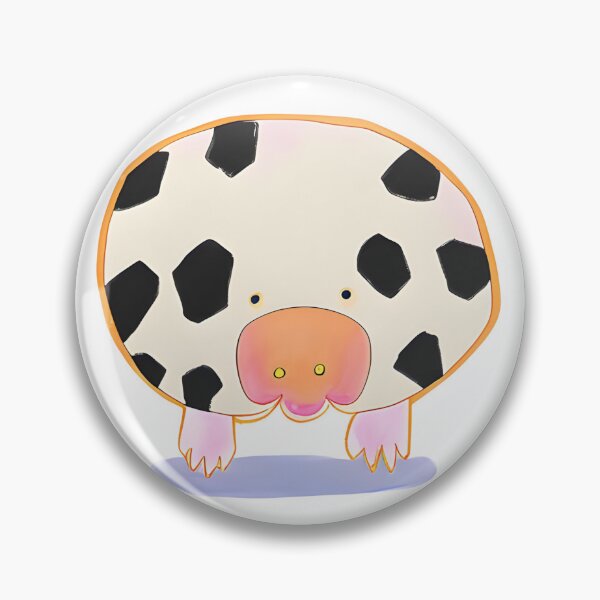 Item preview, Cute Dairy Cow Isopod (Porcellio Leaevis) 3 designed and sold by IguaranDesign.