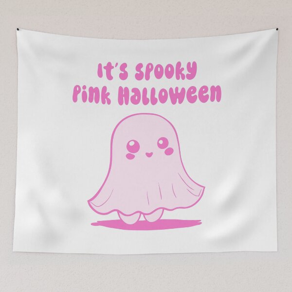 Item preview, It's Spooky Pink Halloween Pink Ghost designed and sold by Puristock.