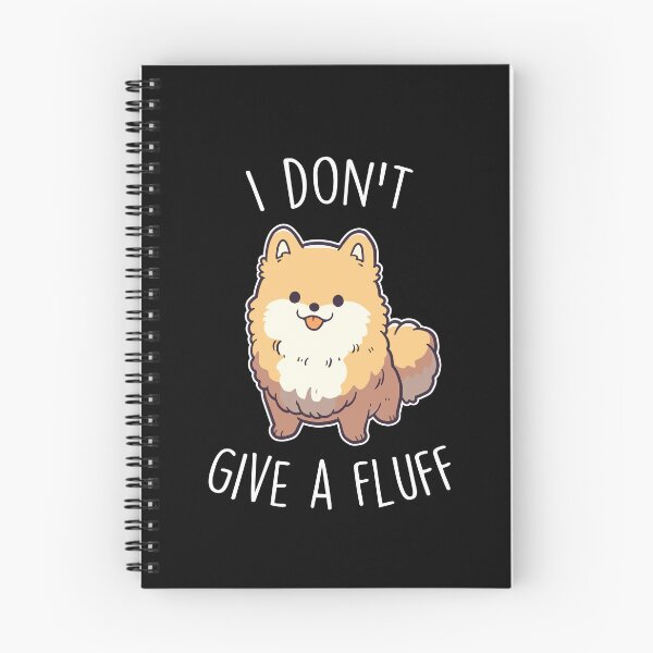 Item preview, Orange Pomeranian Dog I Don't Give a Fluff designed and sold by Clara Hollins.