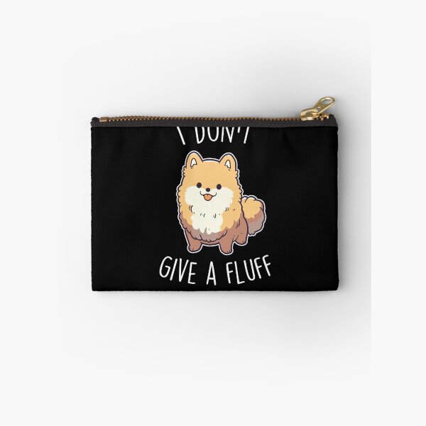 Item preview, Orange Pomeranian Dog I Don't Give a Fluff designed and sold by Clara Hollins.