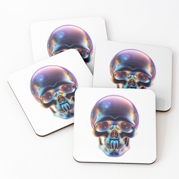 Item preview, Crystal neon skull designed and sold by MadinaFatt.