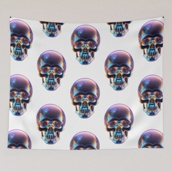Item preview, Crystal neon skull designed and sold by MadinaFatt.