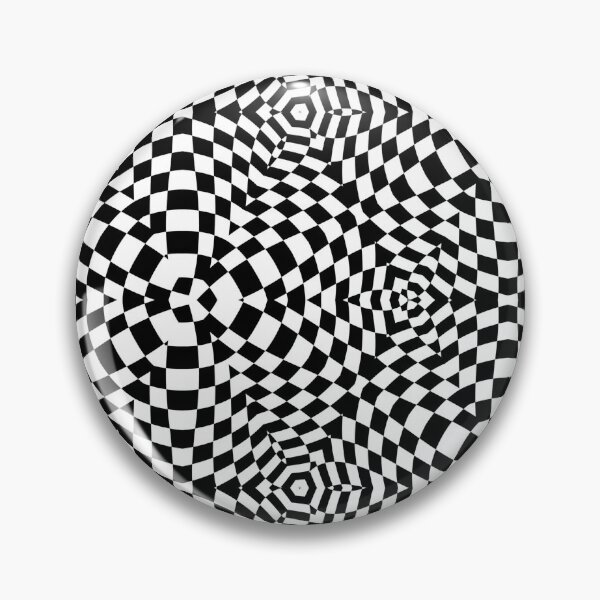 Item preview, 3D square black and white alternating grid pattern designed and sold by Atroce.