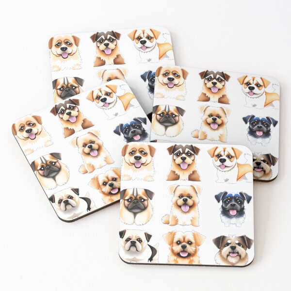 Item preview, Dog beeds vector lllustration popular in Asia designed and sold by PopProArt.