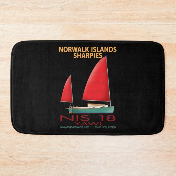 Item preview, NIS 18 Yawl - Norwalk Island Sharpies designed and sold by StrayDogBoats.