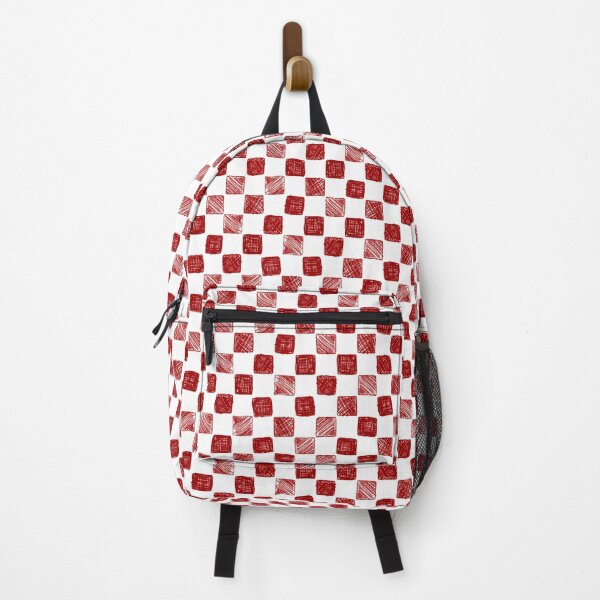 Item preview, Dark RedHand drawn Checkers designed and sold by MoshitoDesigns.
