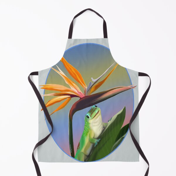Item preview, Bird of Paradise Gold Dust Day Gecko designed and sold by ArtbyMparrish .
